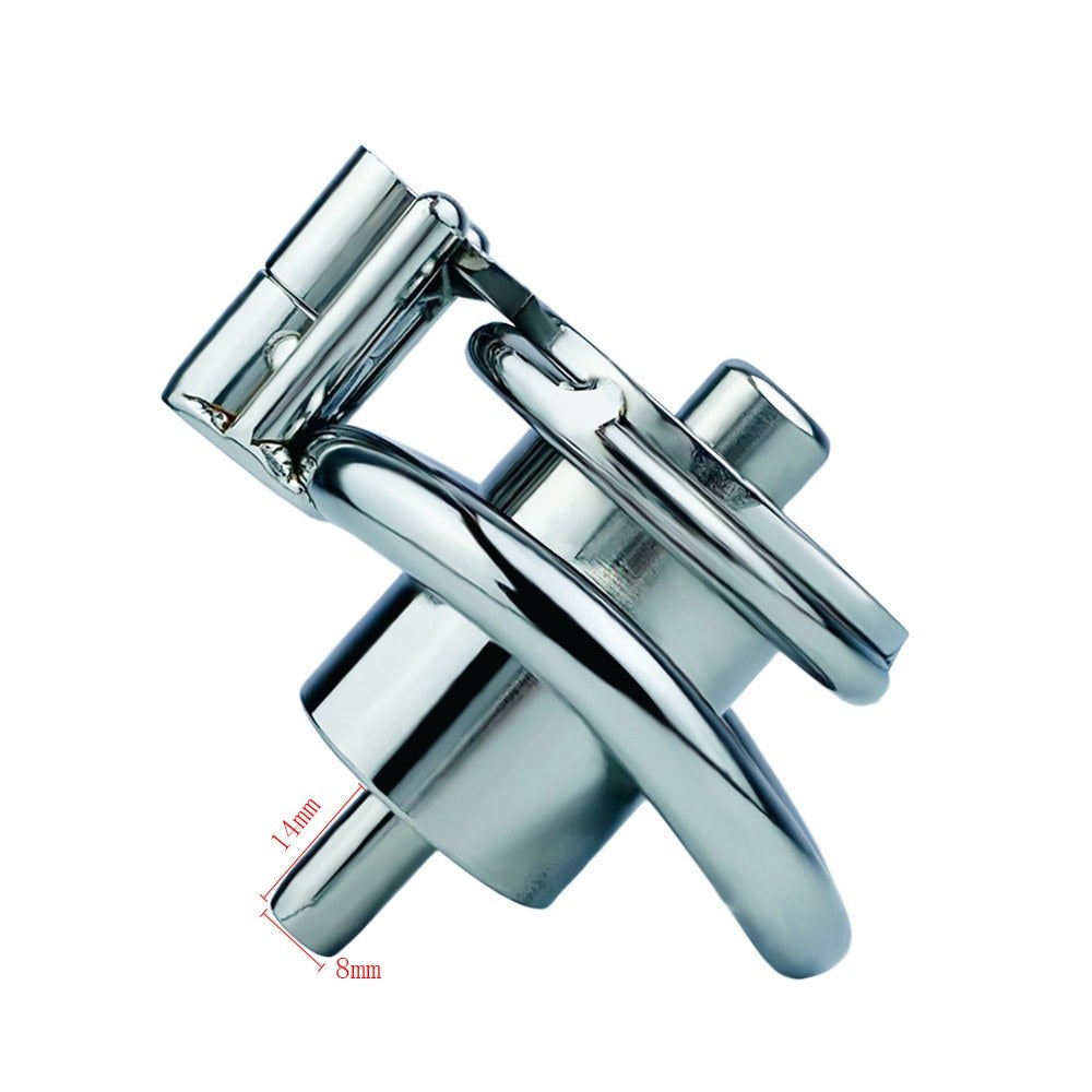 Wolf Tooth Chastity Cage With Penis Plug