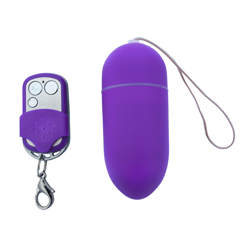 Wireless remote control vibrating egg