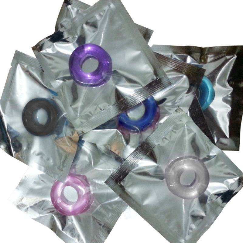 Silicone soft O cock ring