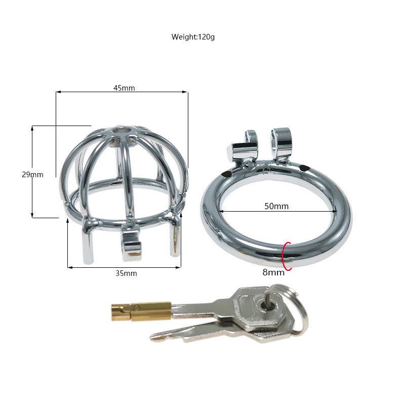 The Pen Deluxe Stainless Steel Locking Chastity Cage
