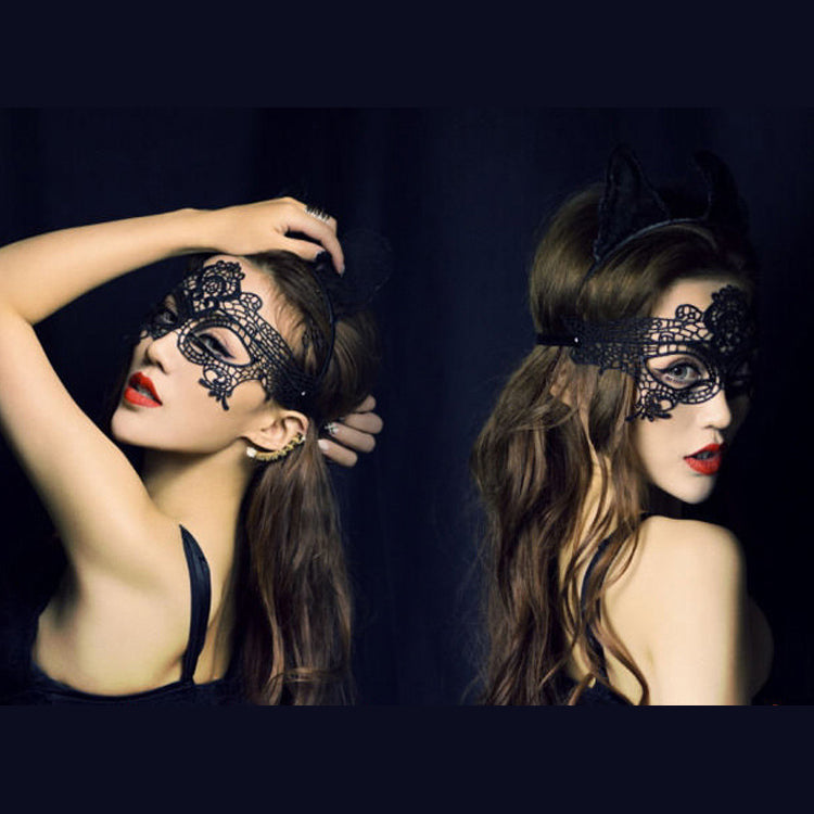 Romantic Black Lace Mask