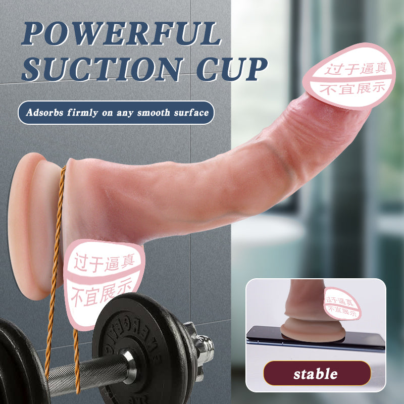 Ultra Realistic Dildo with Suction Cup-6.7 inch