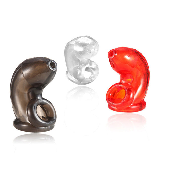 Soft Material Cock &Ball Chastity Cage