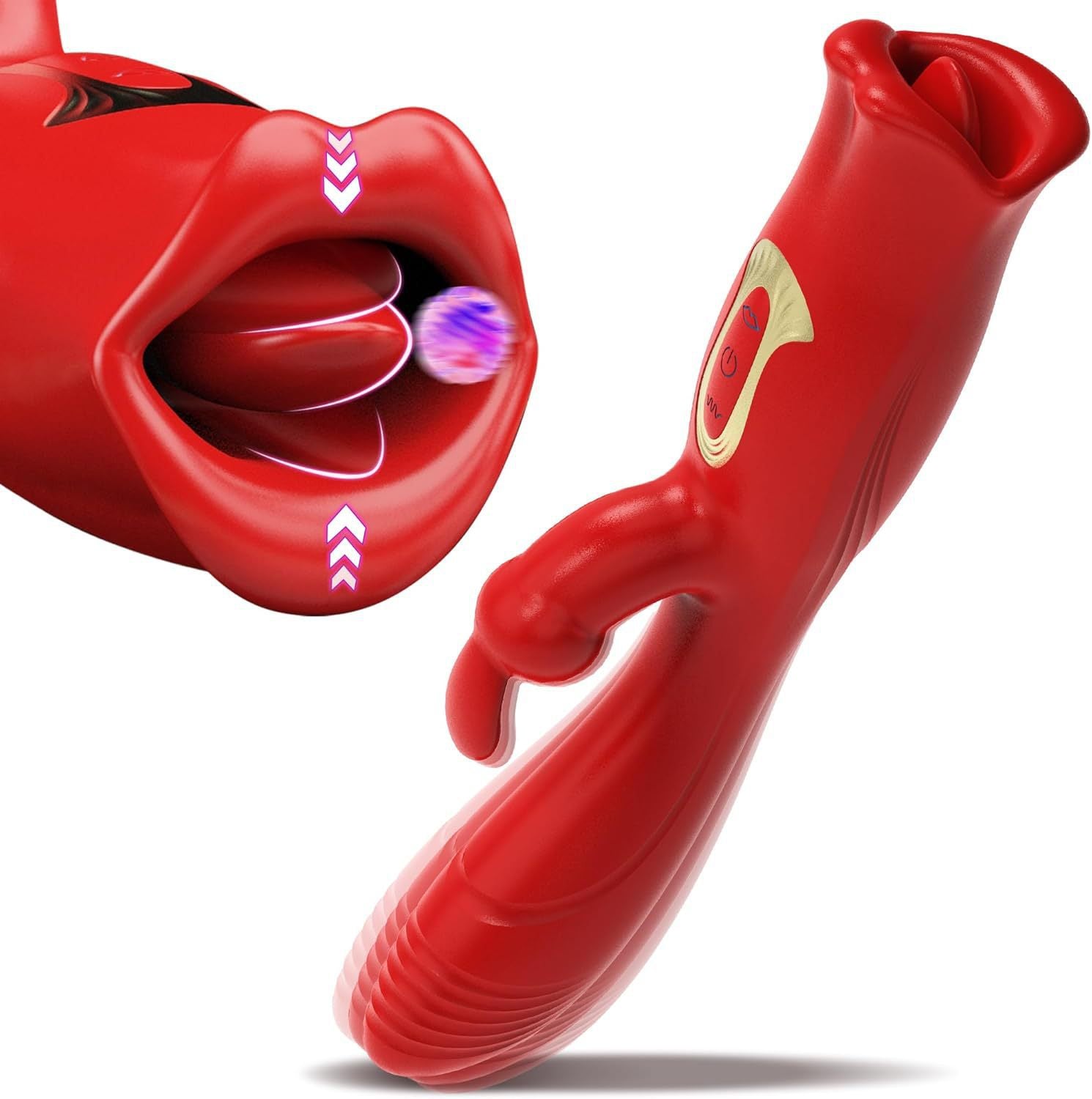 Triple Pleasure Mouth Biting Rabbit Vibrator