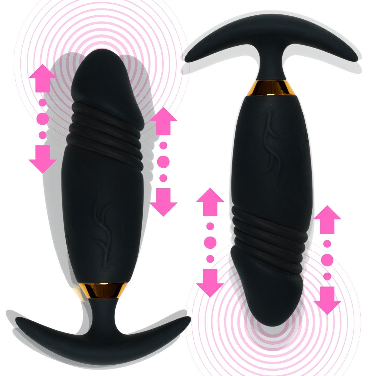 Wireless remote control anal plug