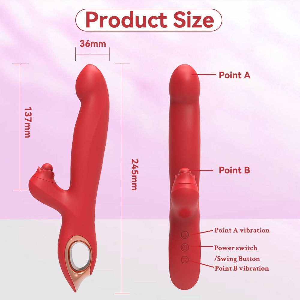 Swing Beads Suction Rabbit Vibrator