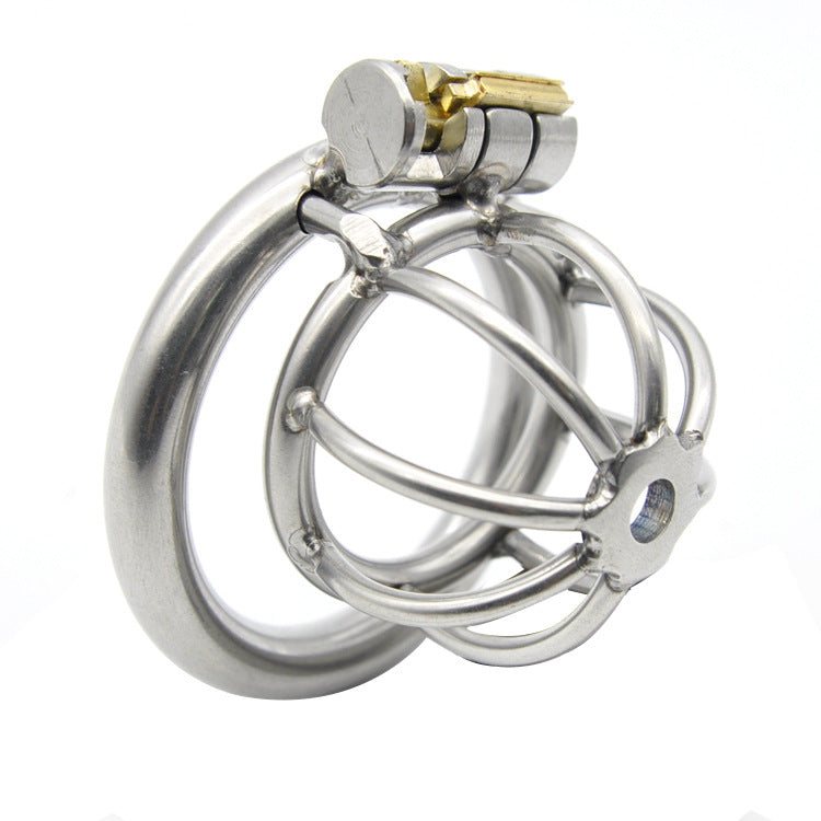 The Pen Deluxe Stainless Steel Locking Chastity Cage