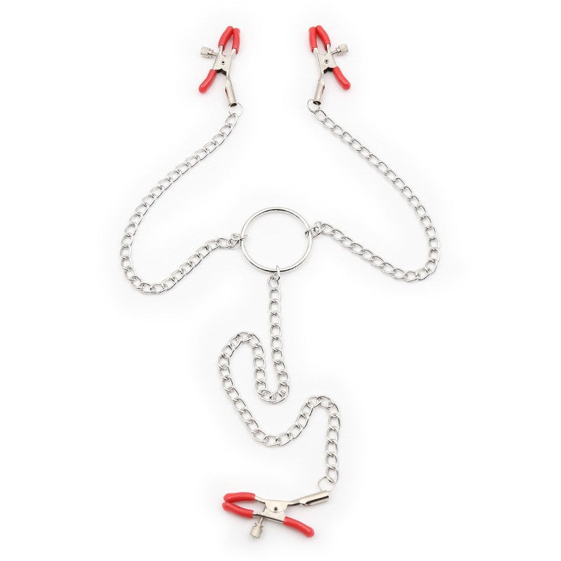 Nipple And Clit Clamp With Bell