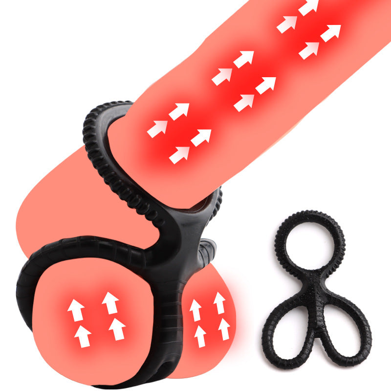Scissors Silicone Cock Ring