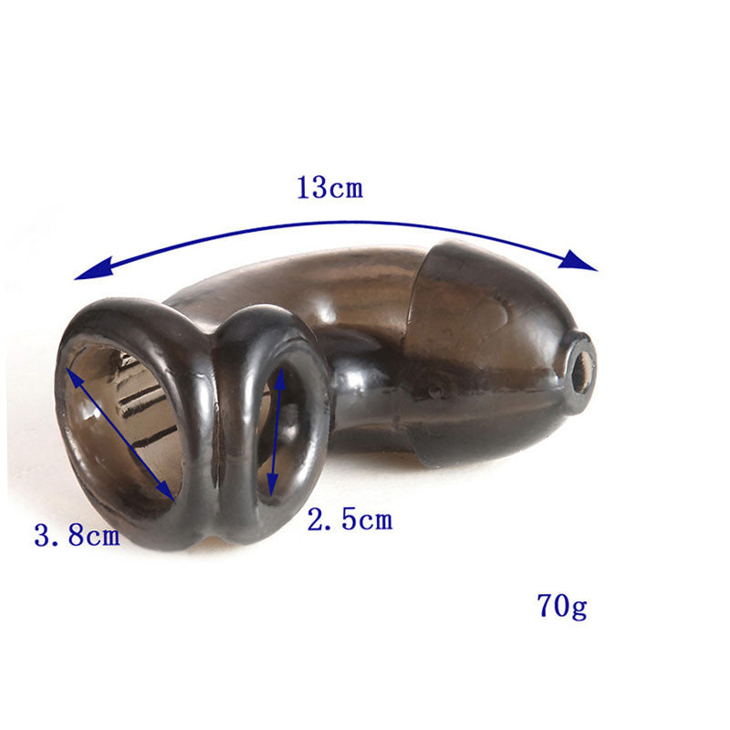 Soft Material Cock &Ball Chastity Cage