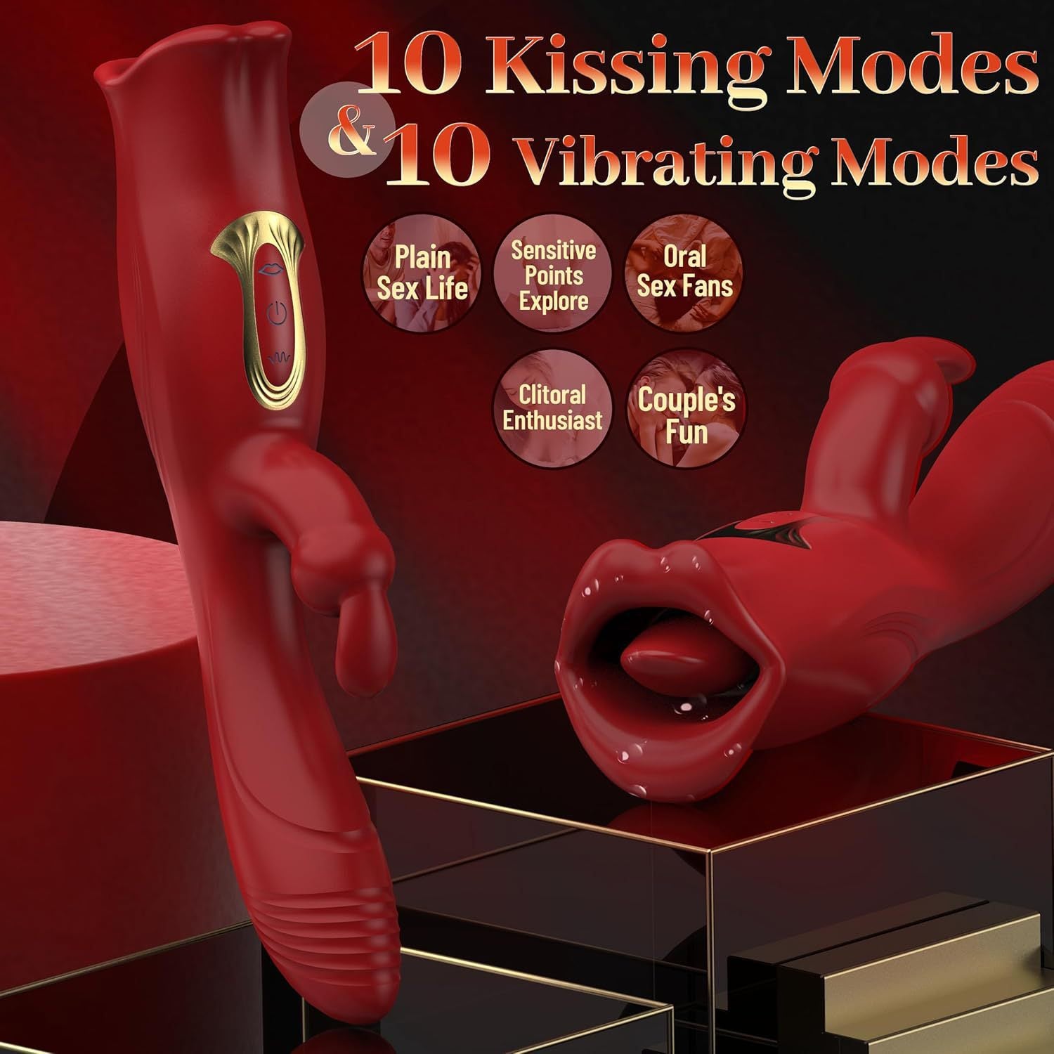 Triple Pleasure Mouth Biting Rabbit Vibrator