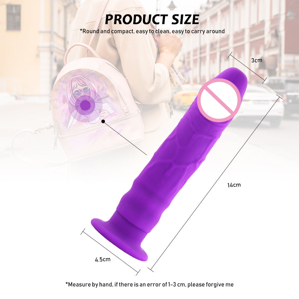 Suction cup silicone simulation penis