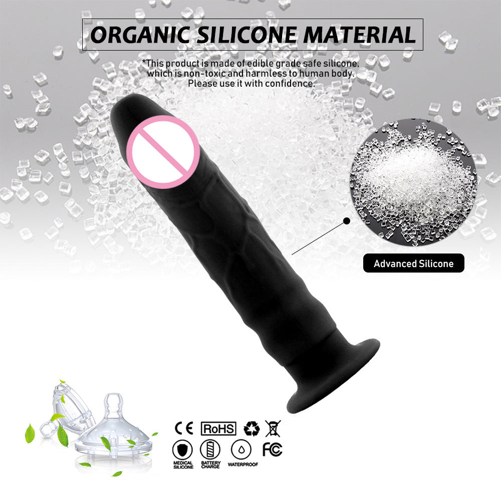 Suction cup silicone simulation penis