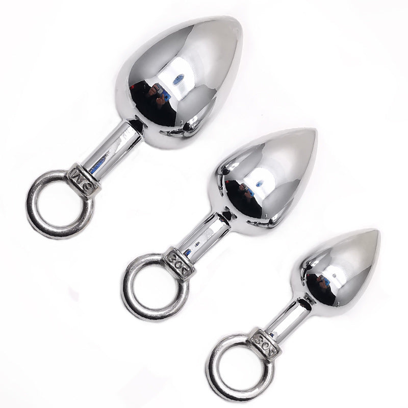Pull Ring Metal Butt Plug