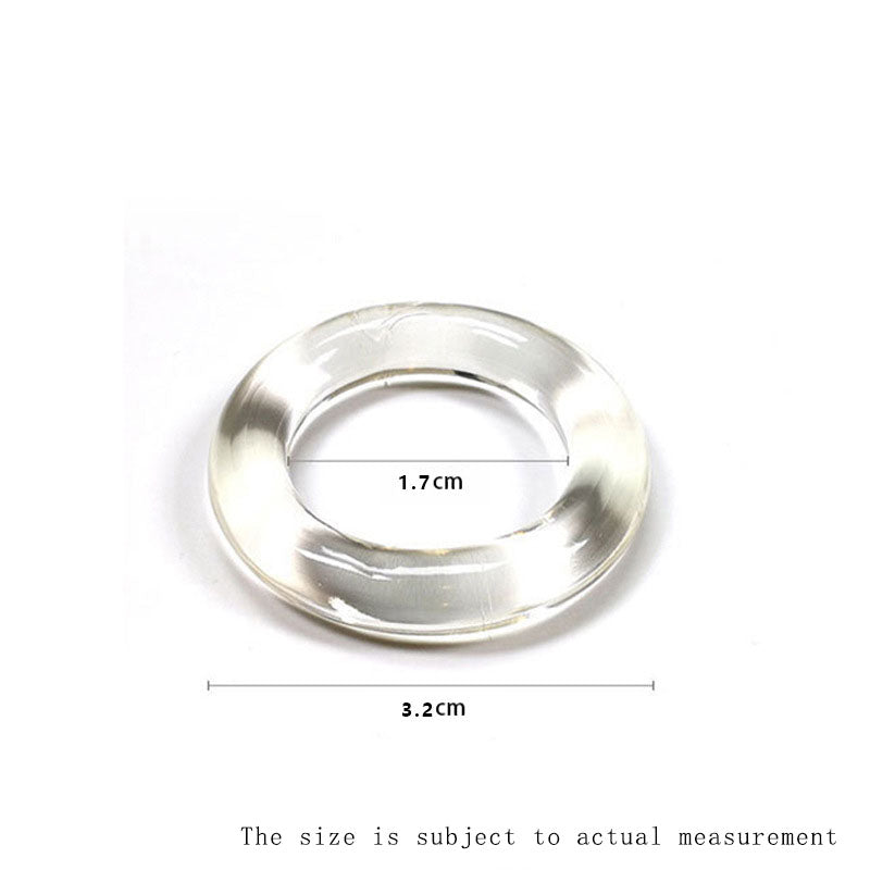 Silicone soft O cock ring