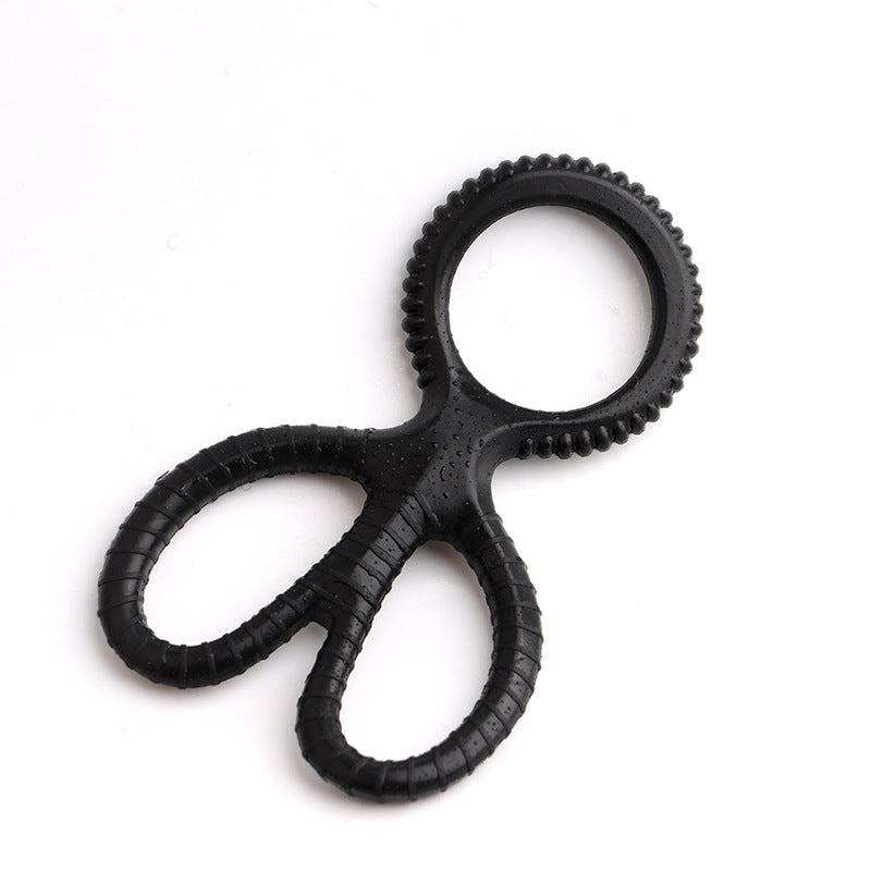 Scissors Silicone Cock Ring