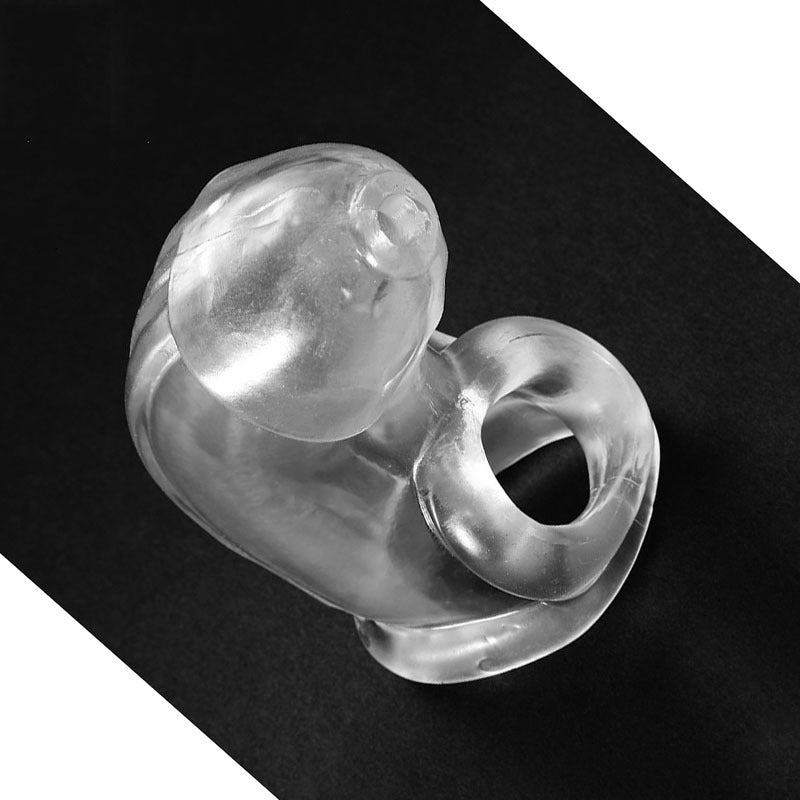 Soft Material Cock &Ball Chastity Cage