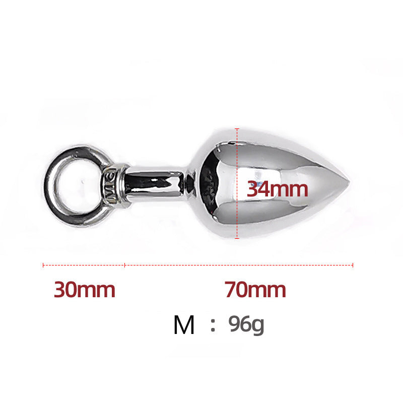 Pull Ring Metal Butt Plug