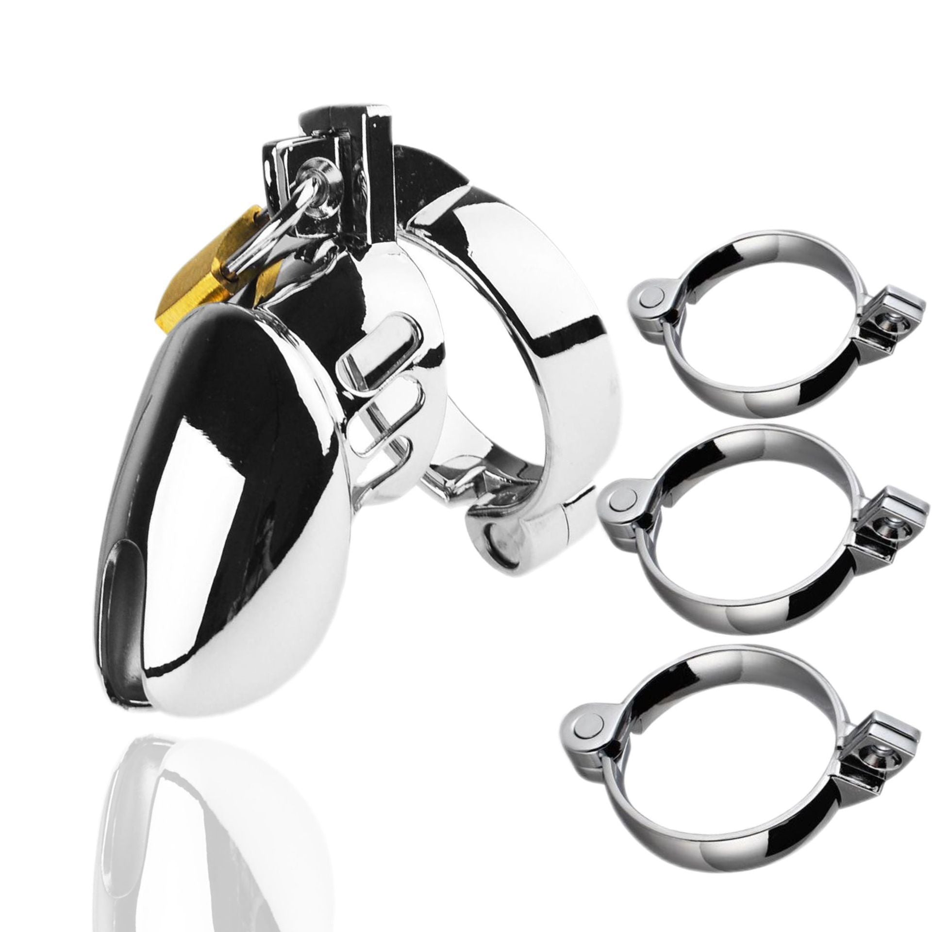 Male Locking Chastity Cock Cage Device