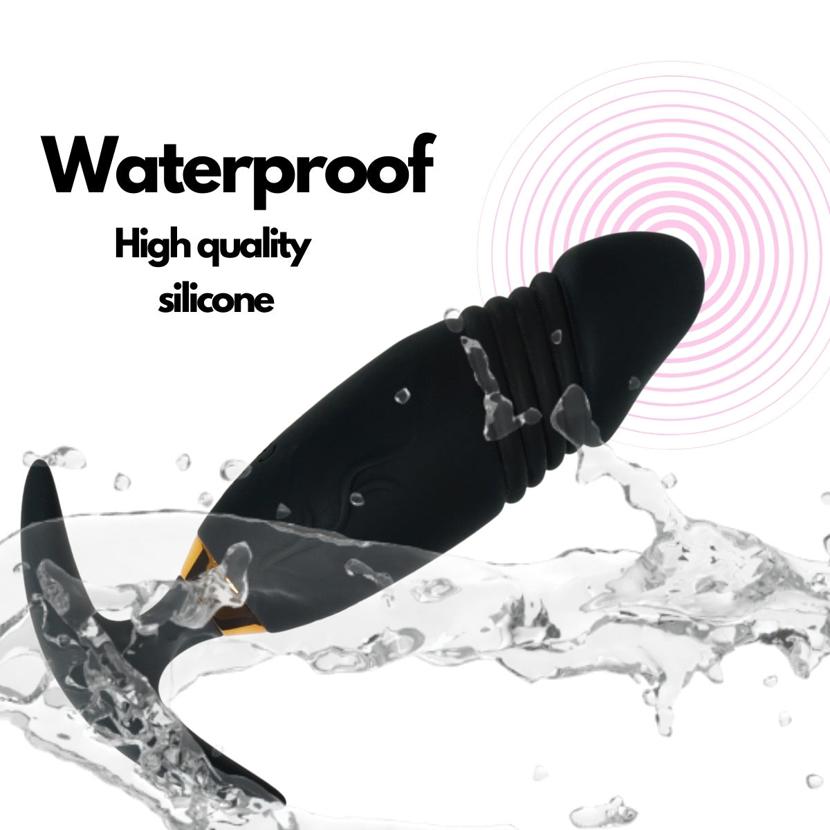 Wireless remote control anal plug