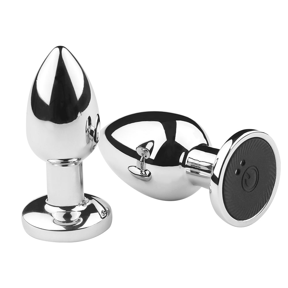 Vibration Stainless Steel Butt Plug