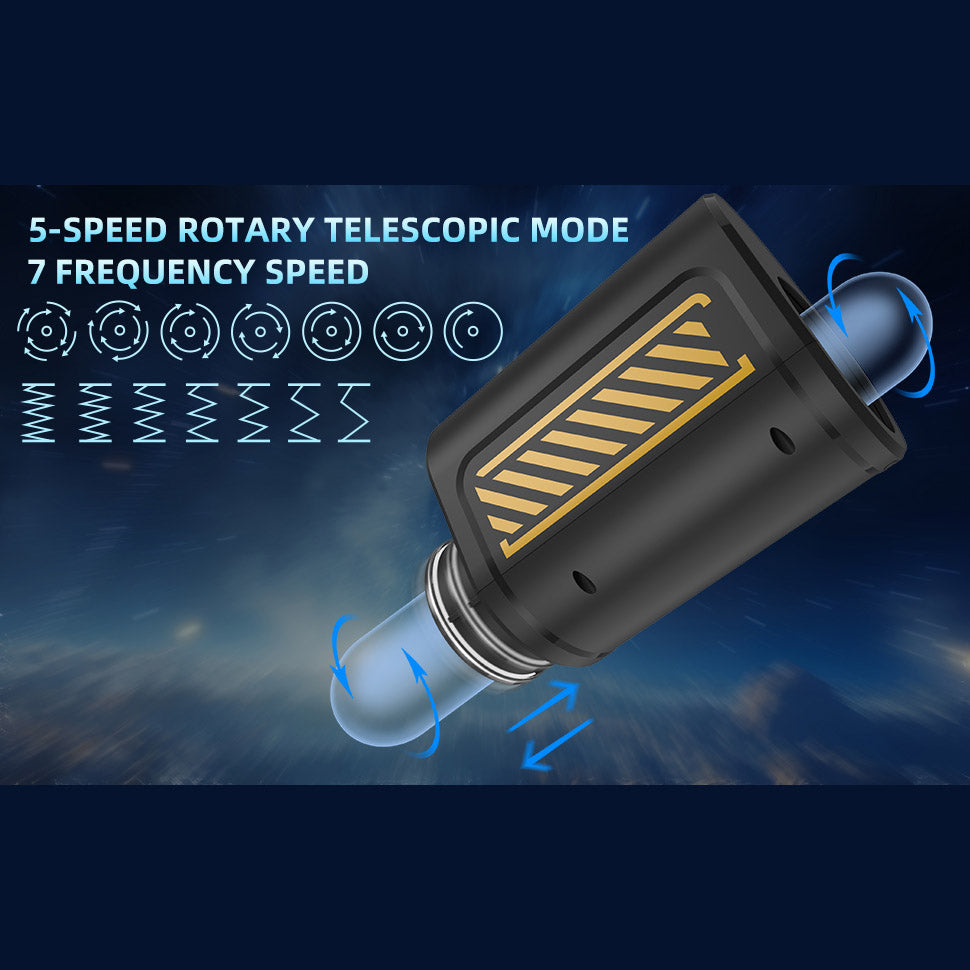 Thrusting Rotating Portable Masturbation Cup