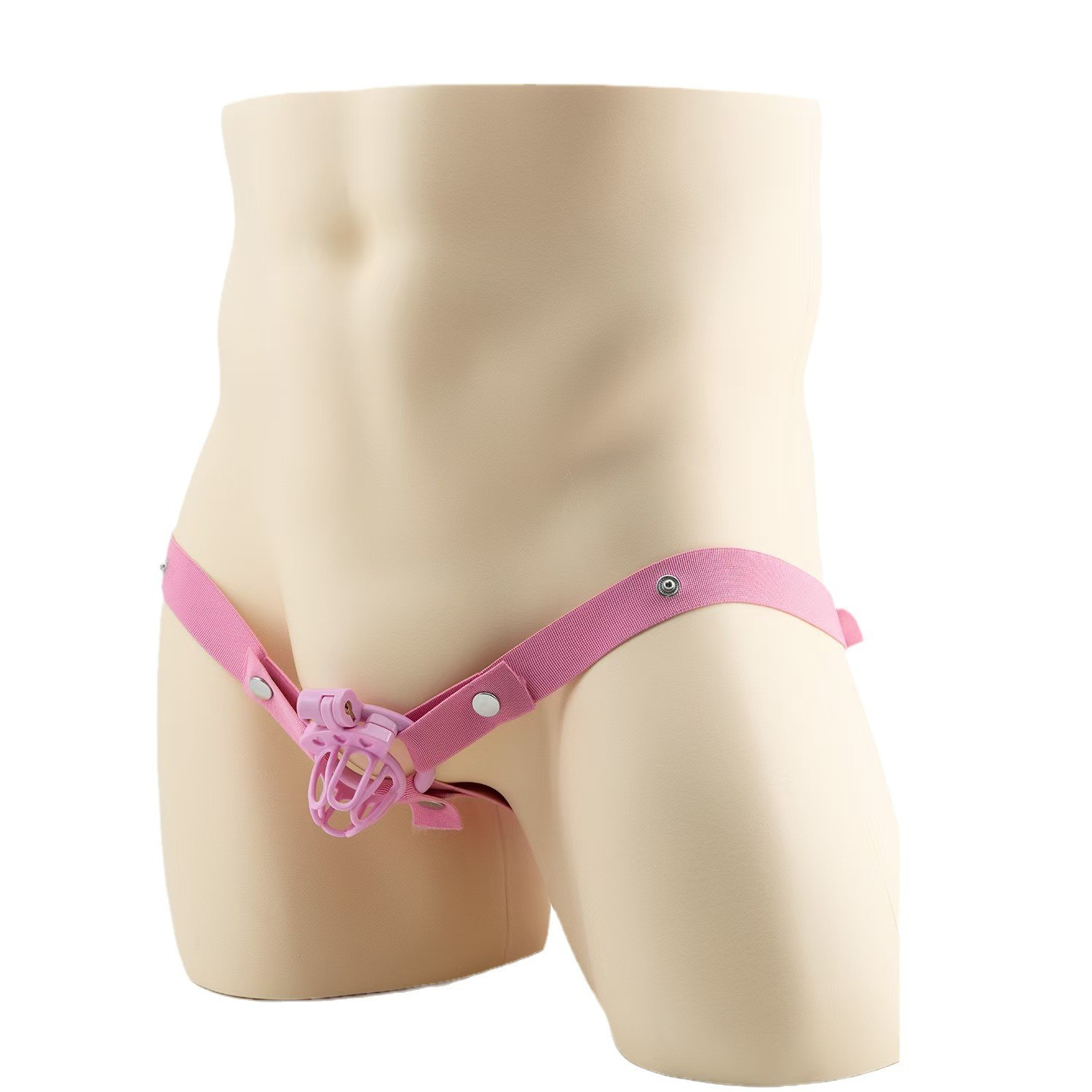 Three Way Chastity Cage Elastic Strap