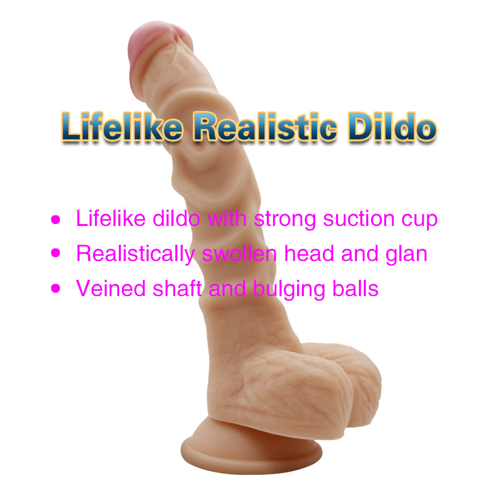 Realistic 10.2" (26 CM)Dildo