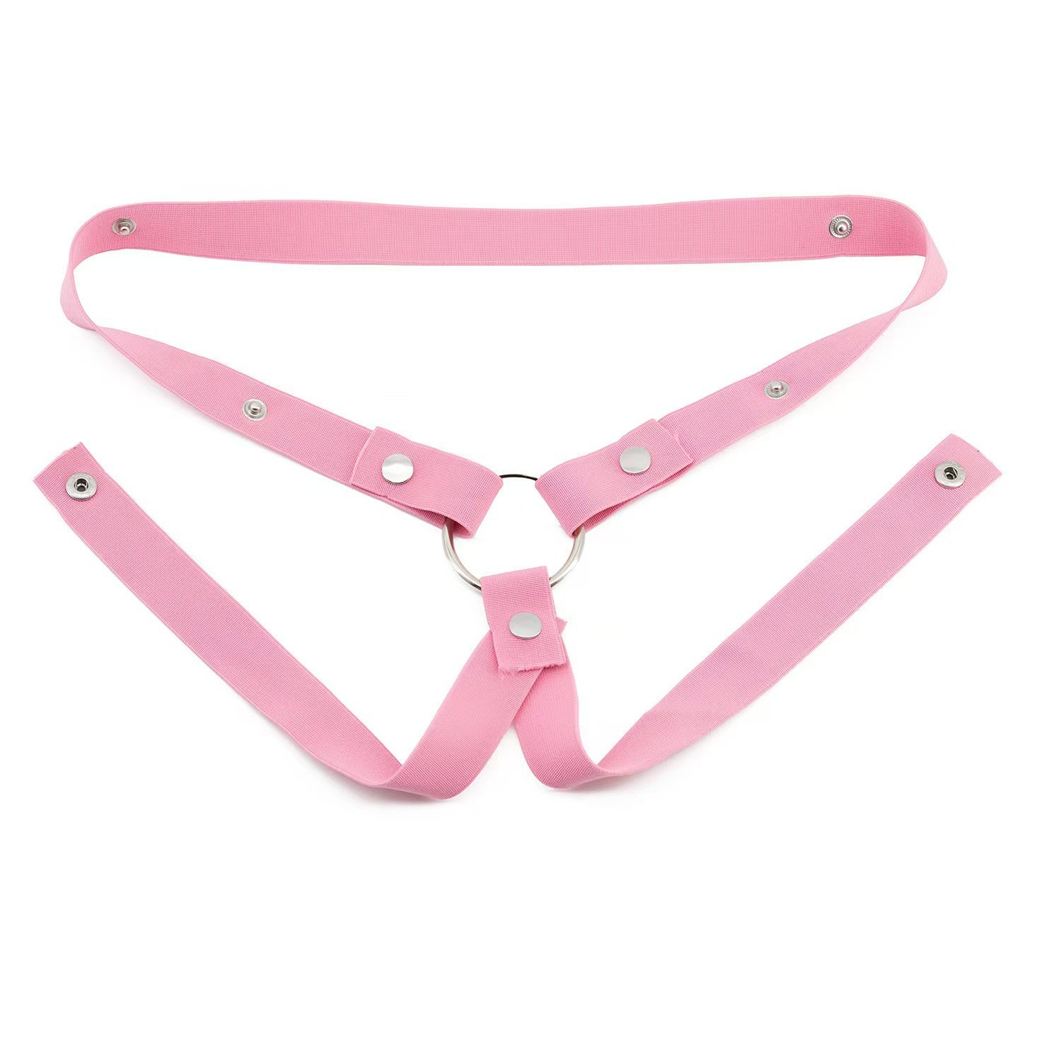 Three Way Chastity Cage Elastic Strap