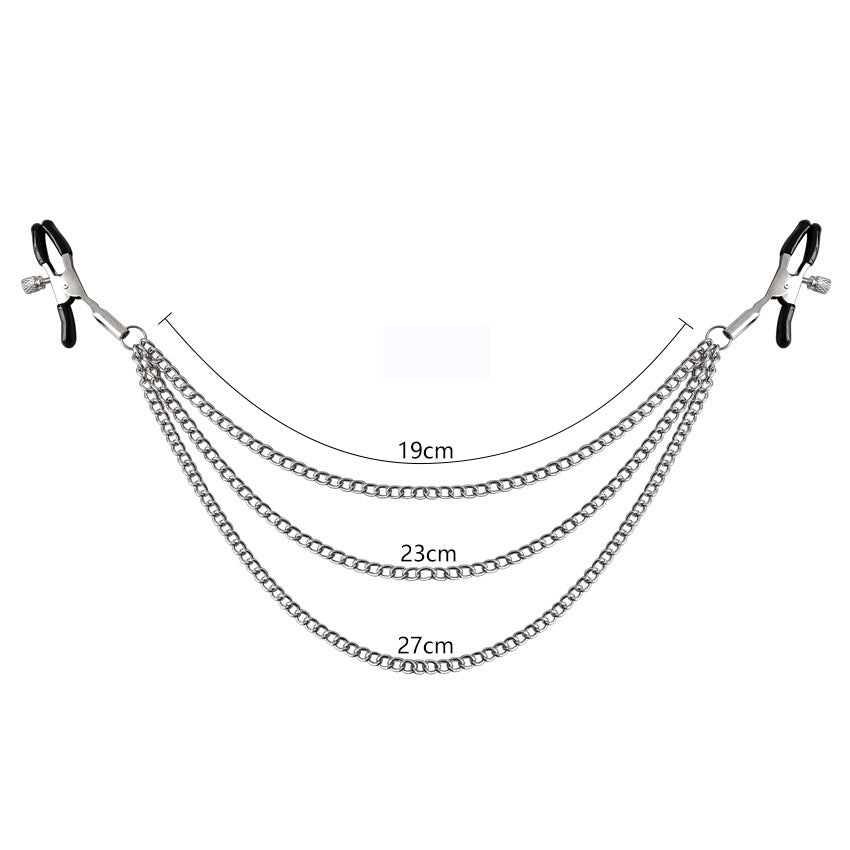 Three Chain Nipple Clamp