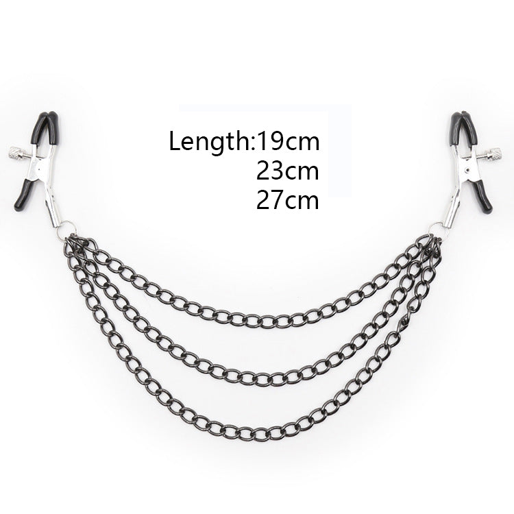 Three Chain Nipple Clamp