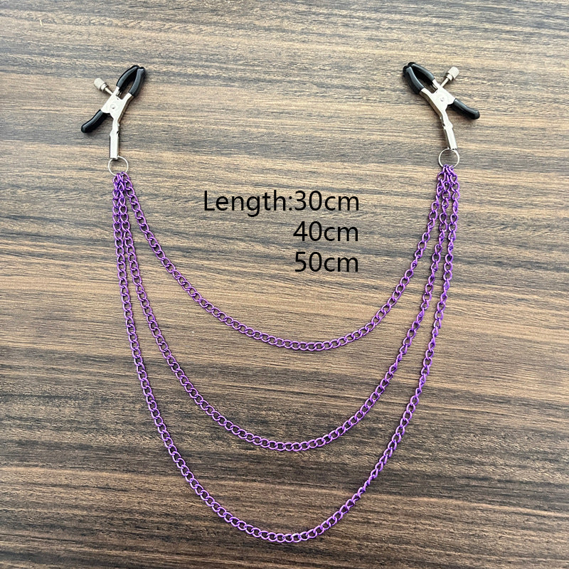 Three Chain Nipple Clamp