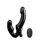 Double-heads Strap-on Dildo Vibrator