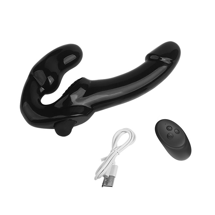 Double-heads Strap-on Dildo Vibrator