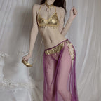 Classy Role Play Exotic Dancer Costume 3pcs Sexy Lingerie