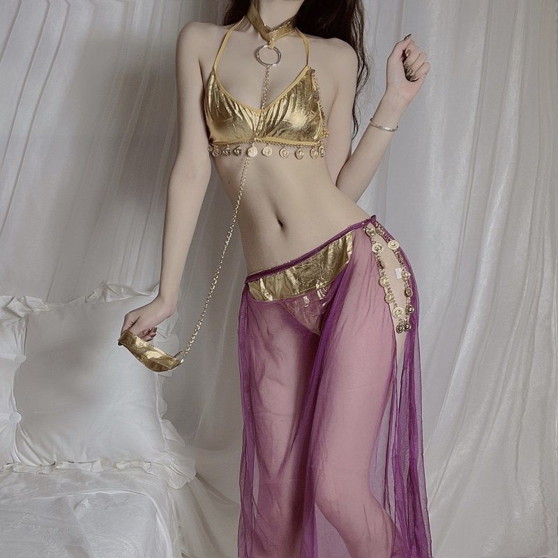Classy Role Play Exotic Dancer Costume 3pcs Sexy Lingerie
