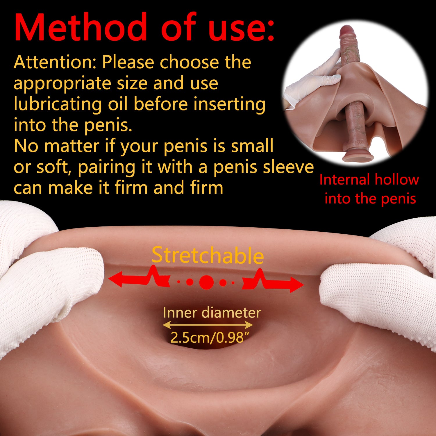 Realistic Cock Sleeve Underwear-C