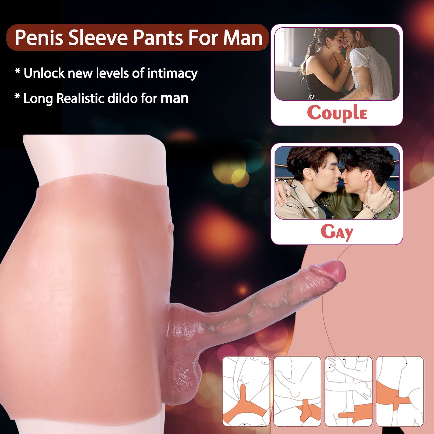 Hollow Penis Big Testicle Extender
