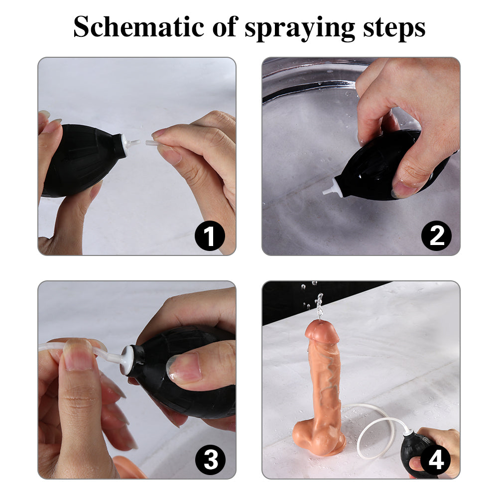 Ejaculating Super Realistic Dildo With Blue Veins