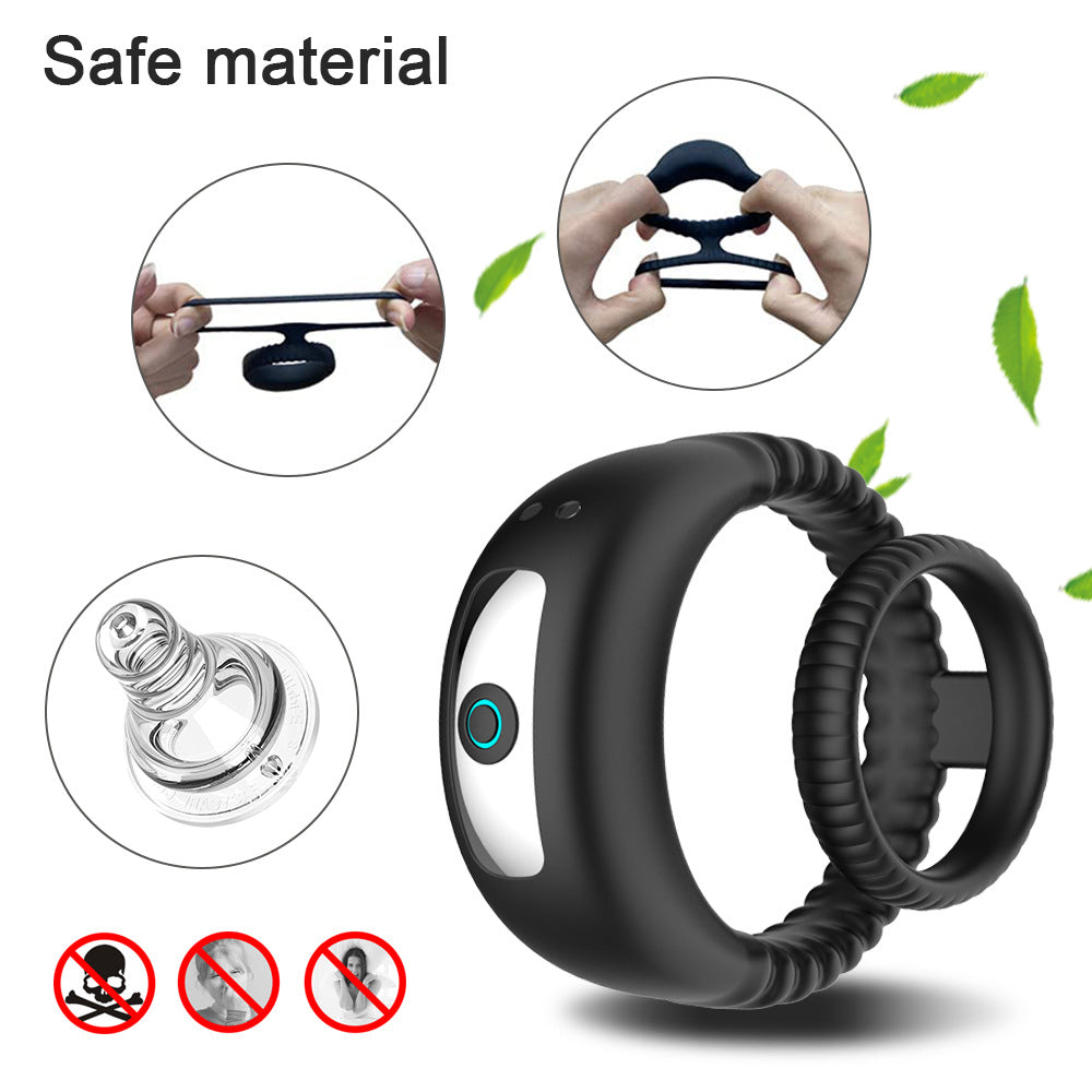 Dual Ring Vibrating Cock Ring