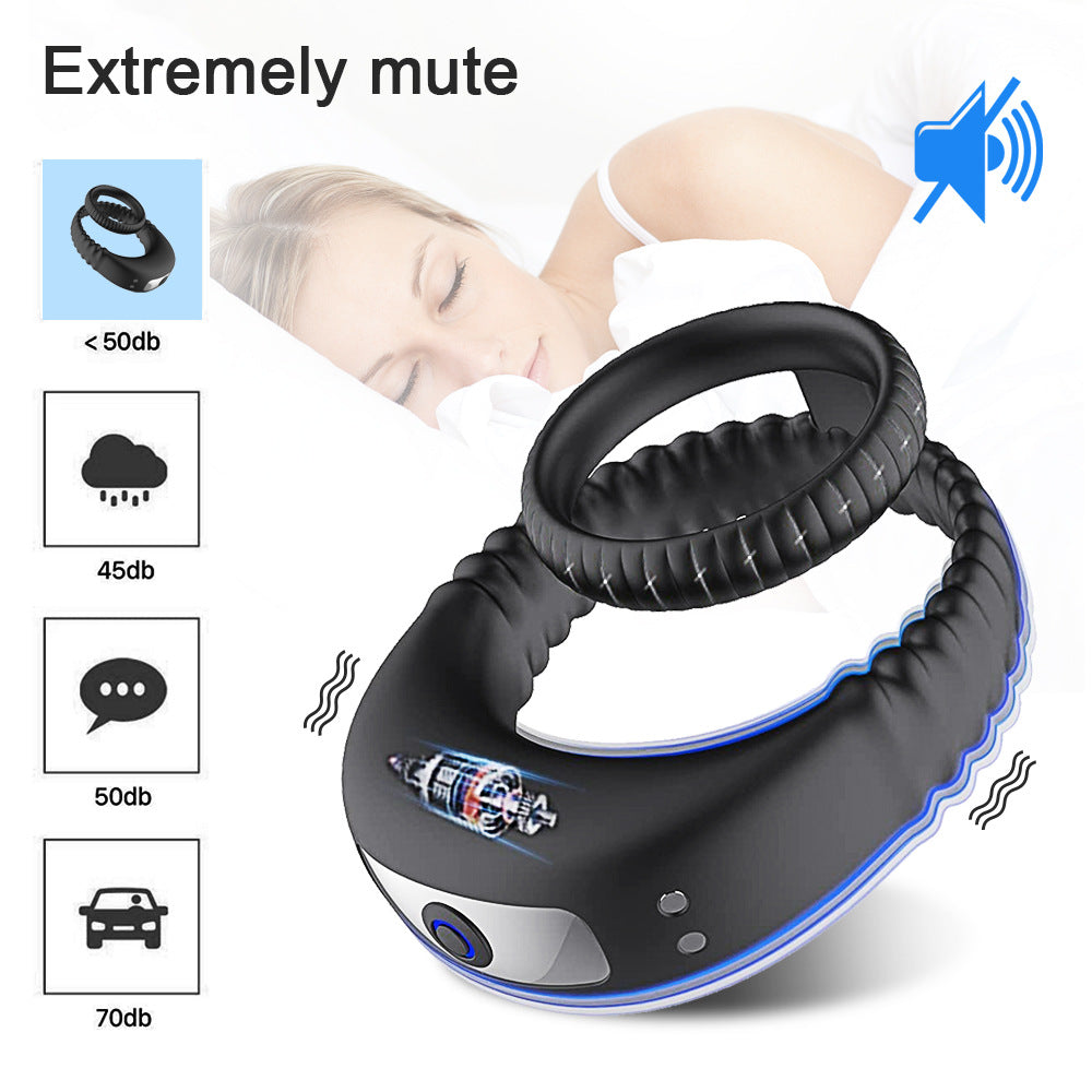 Dual Ring Vibrating Cock Ring