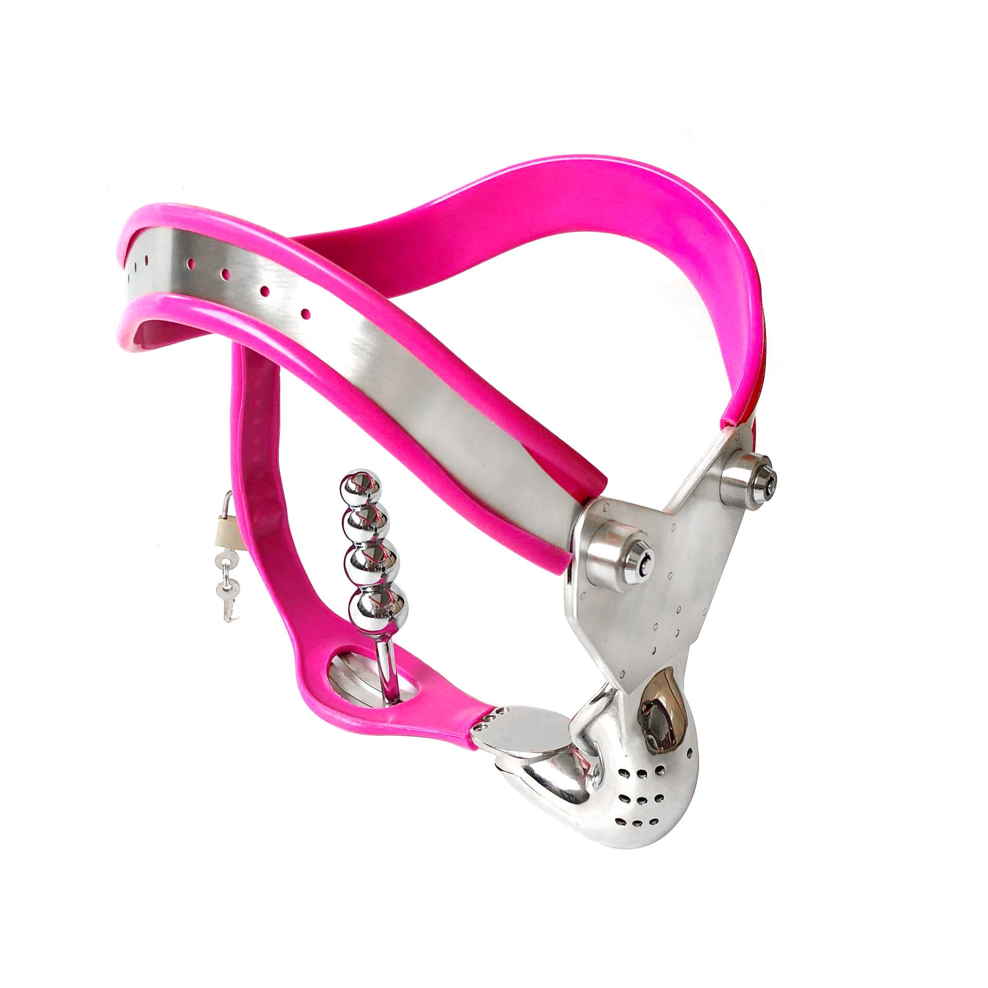 EMCC Bent Cage Male Chastity Belt