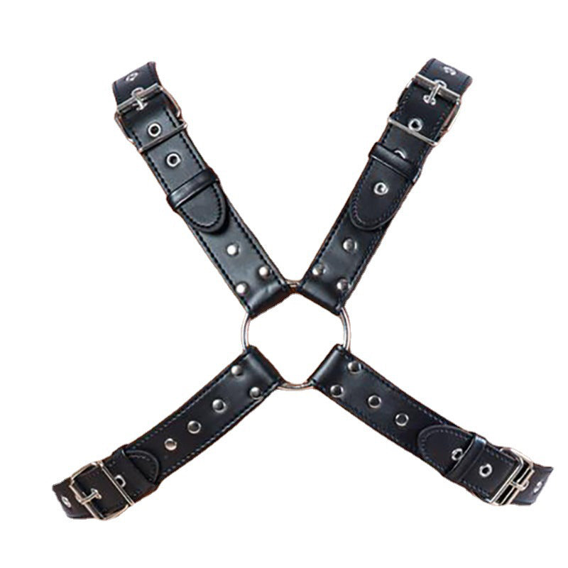 Leather Harness with Stud Detailing