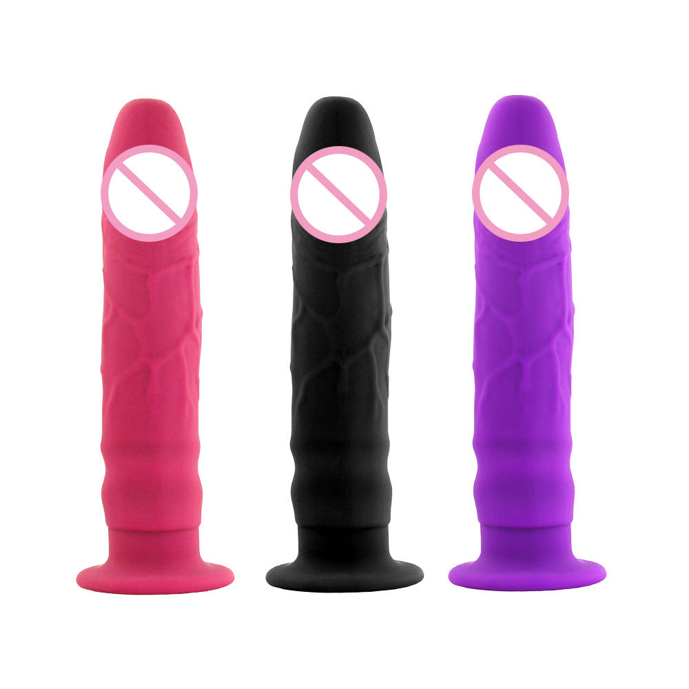 Suction cup silicone simulation penis