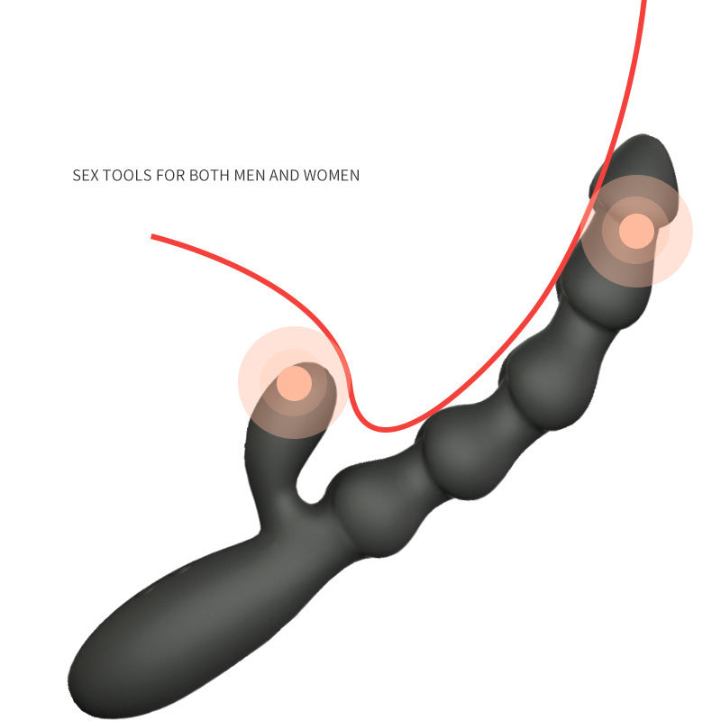 Dual Motor Vibraing Anal Beads