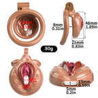 Sissy Pussy Chastity Cock Cage