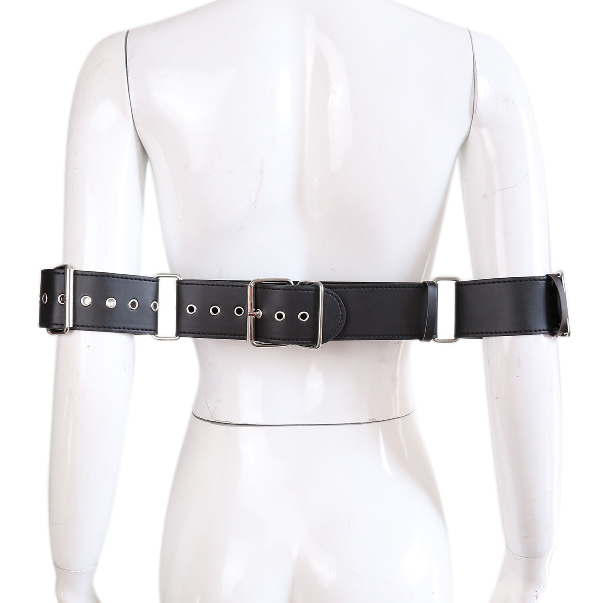 Wrist to Waist Leather Bondage Restrain
