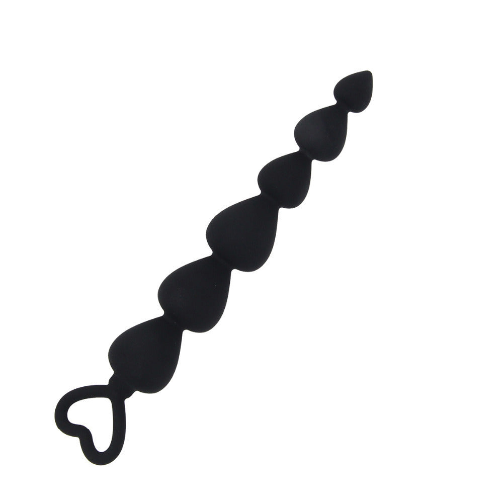 Heart Pull Ring Anal Beads
