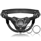 Lichee Pattern Strap on With Cock Ring And Plug Hole