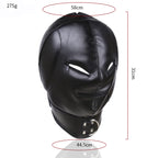 SM leather zipper cover face mask